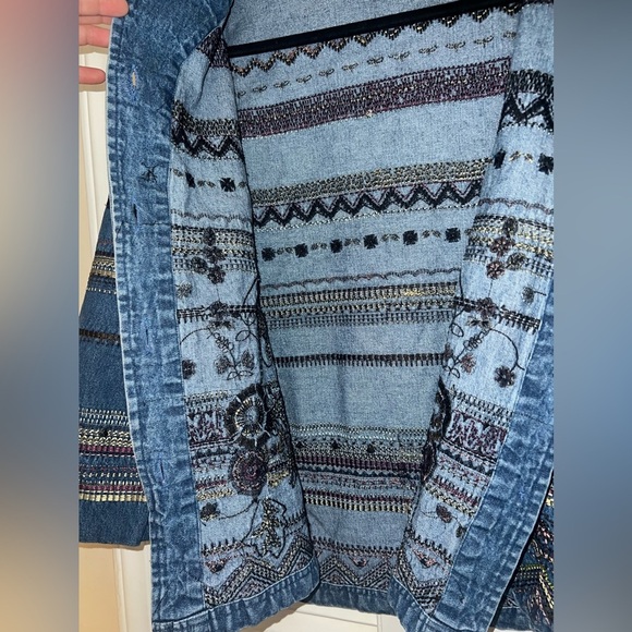Vintage Orvis Embroidered Jean Jacket - Picture 5 of 16